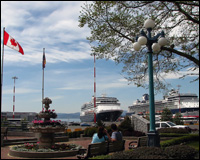 Cruis ships at Ogden Point